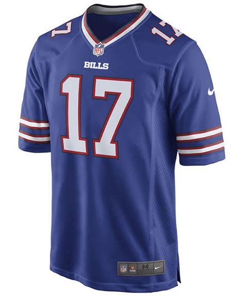 Nike Men's Josh Allen Buffalo Bills Game Jersey - Macy's