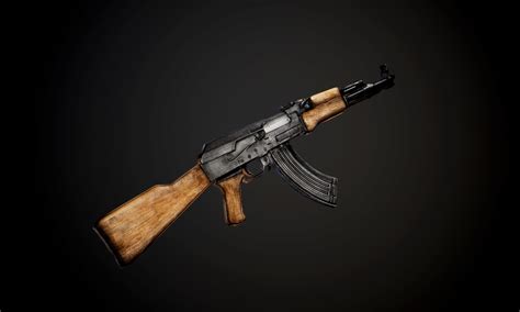 AK47 Gun with Alpha Map Seamless PBR Texture Texture | CGTrader