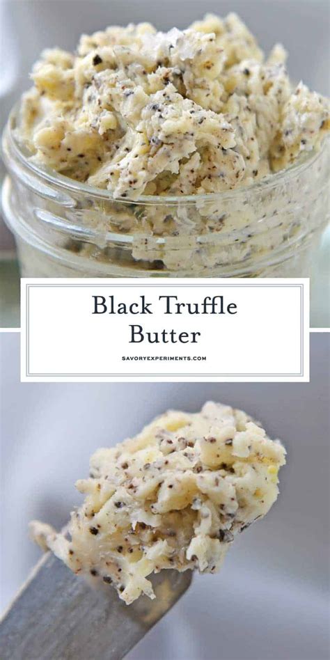 Homemade Black Truffle Butter - How To Make Homemade Truffle Butter