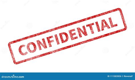 Confidential Stamp - Red Grunge Seal Stock Illustration - Illustration ...