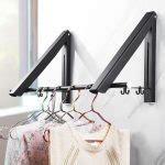 Wall Mounted Retractable Folding Clothes Rack – Mavigadget