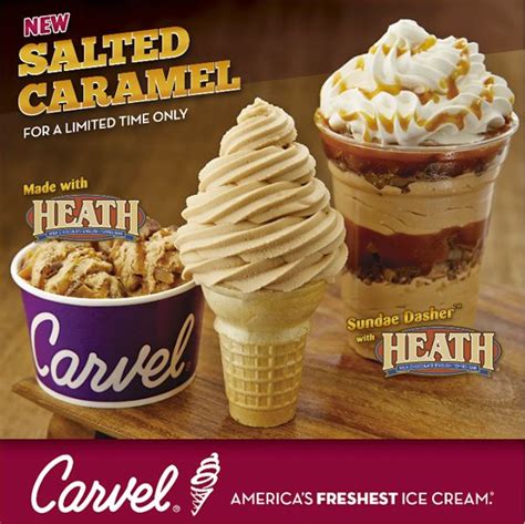 Carvel Debuts New Salted Caramel Soft Serve with Pieces of Heath Toffee Bar Mcdonalds, Mcdonald ...