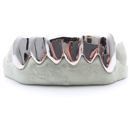 925 Sterling Silver Custom fit Grillz Plain Silver teeth REAL Grill Grillz.