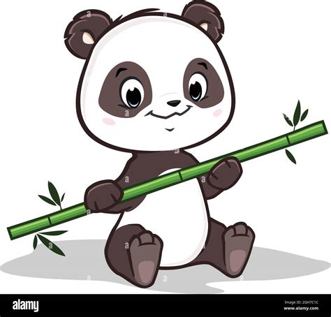 Cartoon Baby Panda Stock Vector Image & Art - Alamy