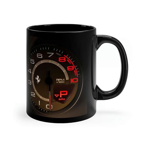 Ferrari Mug, Ferrari Racing, Speedometer Mug, Racing Cups, Unique Mug ...