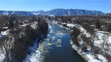 Durango Colorado Winter Drone Footage - YouTube