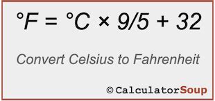 Celsius to Fahrenheit | °C to °F