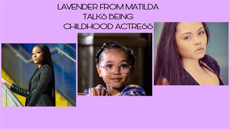 Lavender From Matilda (Kiami Davael) Talks Journey As Childhood Actress ...