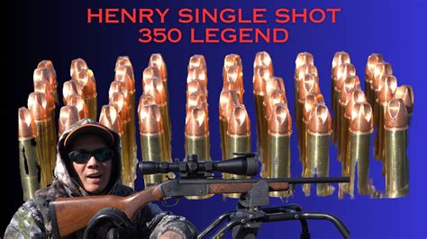 Henry Single Shot 350 Legend - YouTube