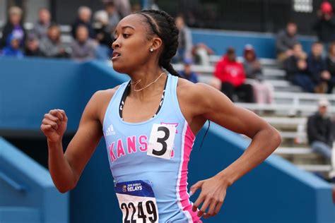 KU track and field splits up for record-breaking first day of ...