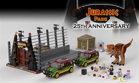 LEGO IDEAS - Product Ideas - Jurassic Park 25th Anniversary: T. Rex Paddock Breakout