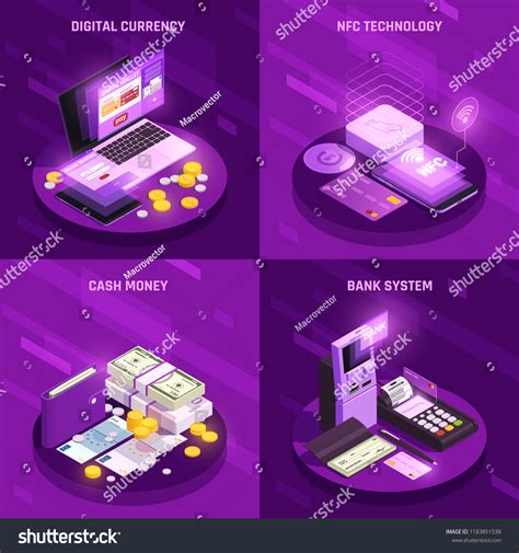 Payment Methods Isometric Design Concept Digital Stock Vector (Royalty Free) 1183851538 ...