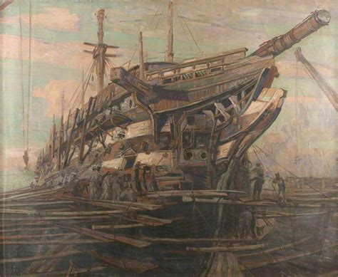 BBC - Your Paintings - The Restoration of HMS 'Implacable' | "Old Navy ...