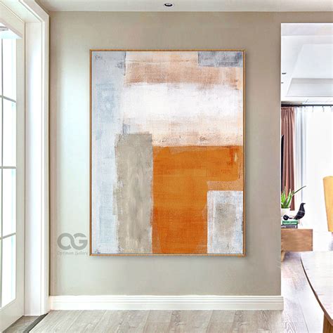 This is an Large Original Minimalist Art, Abstract Acrylic Painting ...