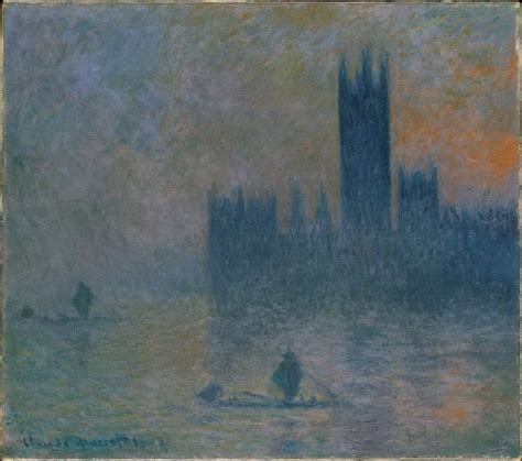 The Houses Of Parliament Effect Of Fog Painting by Claude Monet - Fine Art America