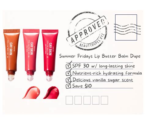 Summer Fridays lip butter balm dupe. Agree? Disagree? : r/makeupdupes