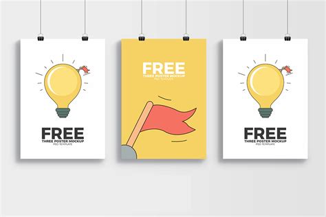 Free PSD Poster Mockup | Mockuptree