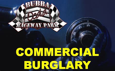 Ocala Post (Ocala News) - Burglary at Bubba Raceway Park; thousands stolen