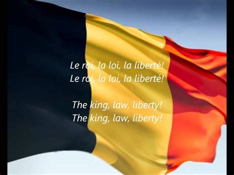 Belgian National Anthem - "La Brabançonne" (FR/DE/NL/EN) | National anthem, French national ...