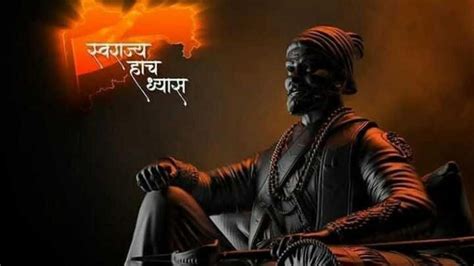 Black Statue Of Shivaji Maharaj In Black Background HD Shivaji Maharaj Wallpapers | HD ...