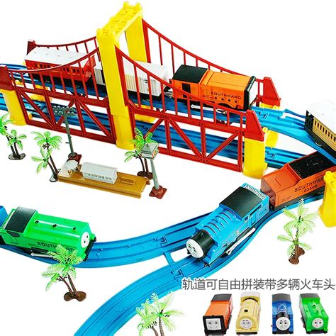 Thomas train track electric toy set double layer train tracks ...