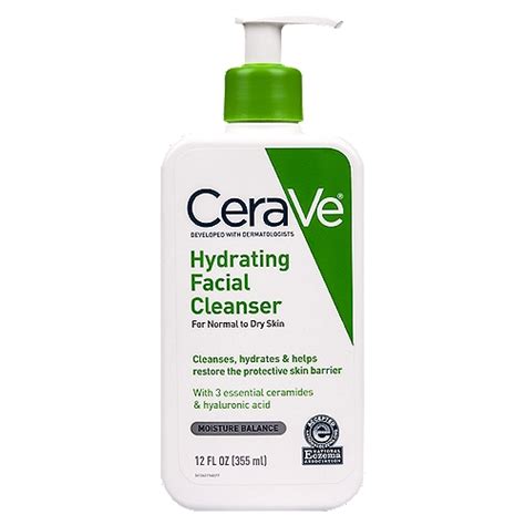 CeraVe Hydrating Facial Cleanser, 12 fl oz - ShopRite