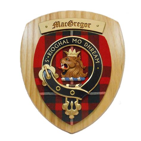 MacGregor Clan Crest Wall Plaque Handcrafted in Scotland | Clan macgregor, Scottish clans, Clan