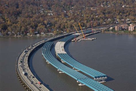 PHOTOS > Aerial shots show progress on Tappan Zee Bridge replacement | Equipment World