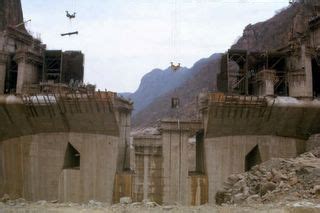 Cahora Bassa Dam under construction.