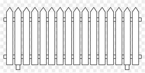 White Picket Fence Clipart Free - My Llenaviveca