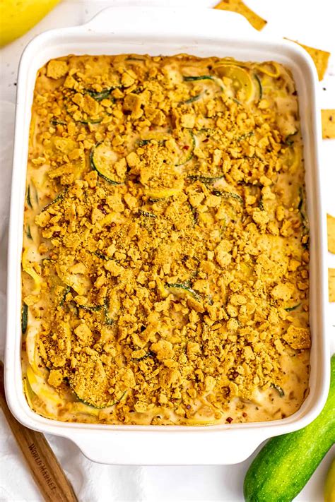 Vegan Squash Casserole - Bites of Wellness