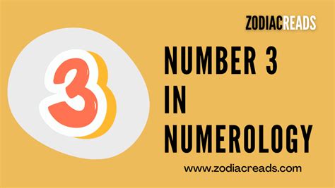 Number 3 in numerology - ZodiacReads