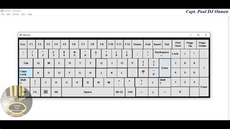 How to Create On-Screen Keyboard in Visual C++