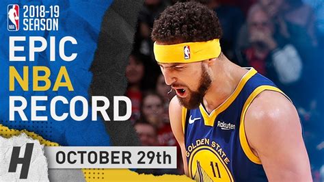 Klay Thompson EPIC NBA RECORD Highlights vs Bulls 2018.10.29 - 52 Pts, 14 Threes! - YouTube