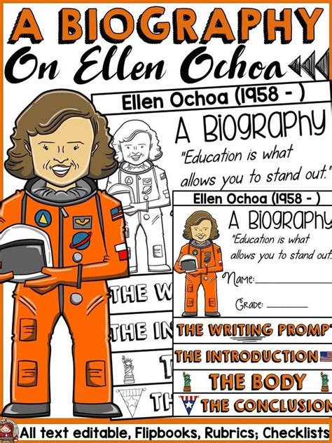 Ellen Ochoa Coloring Page - LilliannatuIrwin