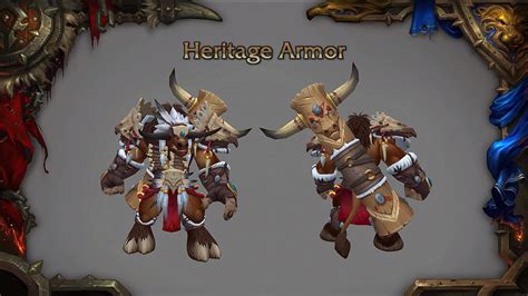 Tauren Heritage Armor : r/wow