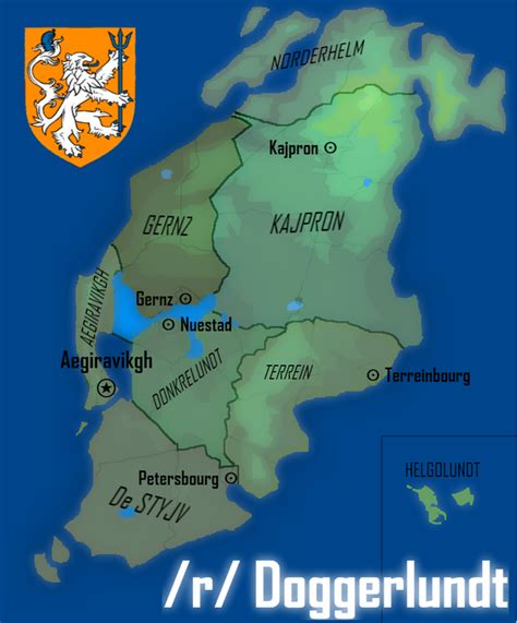 Map of Doggerland, an island nation in the North Sea : r/imaginarymaps