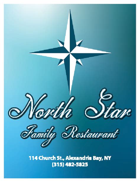 North Star Family Restaurant | Fasprint Menus