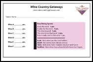Free wine scorecards for a wine tasting party. Easy to use. | Blind wine tasting party, Wine ...