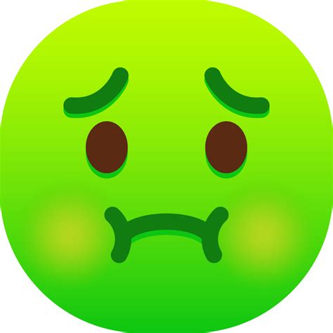 Nauseated Face emoji 20522255 PNG