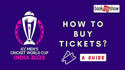 How to Book ICC World Cup 2023 Tickets Online: Buy Ticket in Easy Steps