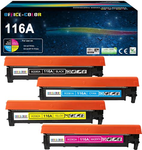 Amazon.com: 116A Toner Cartridge Set Replacement for HP 116A W2060A W2061A W2062A W2063A for HP ...