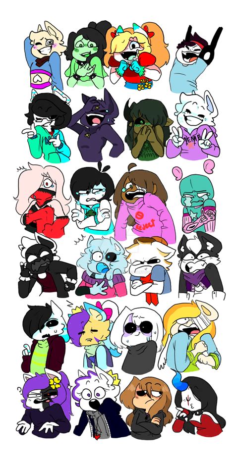 Trash and my characters by 00TheInkJester00 on DeviantArt