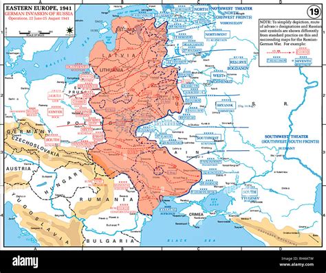 Operation barbarossa map hi-res stock photography and images - Alamy