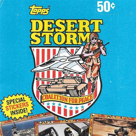 1991 Topps Desert Storm Trading Cards Checklist, Set Info, More