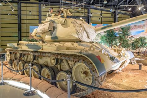 Vintage M47 Patton Tank at the Royal Tank Museum, Jordan Editorial Stock Photo - Image of united ...