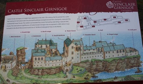 Castle Sinclair Girnigoe | Scotland castles, Castle floor plan ...