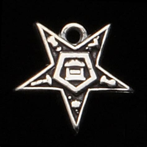 Sterling Silver OES Star Symbol Charm by Greek Creations