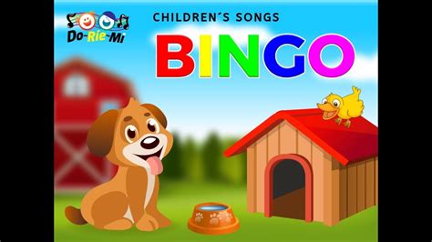 Bingo DOG Song with Lyrics | Nursery Rhymes | Canciones Infantiles ...