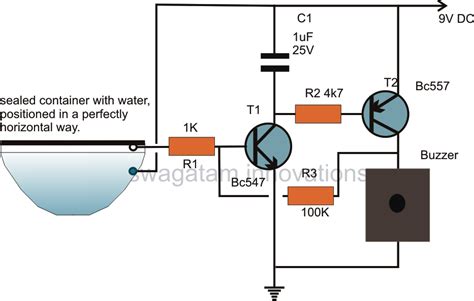 Earthquake Sensor Circuit - Seismic Sensor Circuit